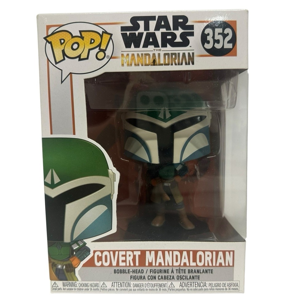 Funko Pop! Star Wars Covert Mandalorian Exclusive Vinyl Figure 352 45544